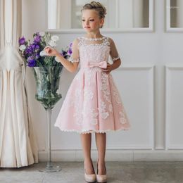 Girl Dresses Flower Dress Children'S Skirt Girls Birthday Party Wedding Clothes Important Occasion Costumes