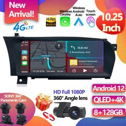 For Benz S W221 W216 2005-2013 10.25 Inch Android 12 Auto Touch Screen GPS Car Carplay Monitors Speacker Radio Multimedia Player