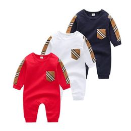 Rompers Summer Baby Boys Clothing Short Sleeved Jumpsuit Born Romper Boy Clothes Toddler Infant 024 Drop Delivery Kids Maternity Jump Dhh7V