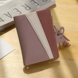Wallets Women's Purses Card Holder Foldable Portable Lady Coin Short Style Money Clip Zipper Purse Cute Small Wallet Women