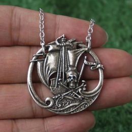 Chains Viking Ship Boat Jewellery Pendant Diy For Men Necklace Retro Amulet