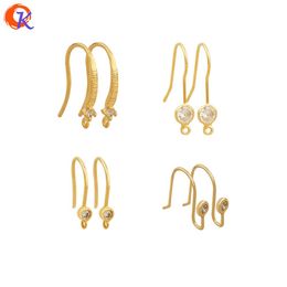 Components Cordial Design 50Pcs Jewellery Accessories/Earrings Findings/Hand Made/Genuine Gold Plating/CZ Earrings Hooks/DIY Jewellery Making