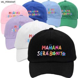 Ball Caps Moda İşlemeli Denizkızı Beyzbol Kapağı Manana Sera Bonito Karol G Nefes Alabilir Çift Şapka UNISEX ayarlanabilir Visors Caps J230520