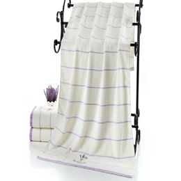 Couple 100% aromatherapy cotton towel lavender embroidered hotel household bath towel absorbent