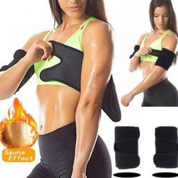 Waist Tummy Shaper 1 Pair Sauna Slimmer Arm Pad Women Arm Slimming Control Shapers Fat Burning Arm Shaping Trimmer Sleeve Anti Cellulite Armband 230519