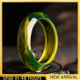 Bangles Natural Amber Beeswax Bracelet Mexico Purified Water Lamper Women's Bracelet Ring Mouth 5464mm Bracelets for Women