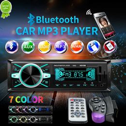 New 5003 Car FM Radio Stereo MP3 Music Player Digital Bluetooth Call Handsfree With Steering Wheel Remote Control AUX 2 USB Charge