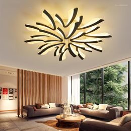 Chandeliers Pendant Lights LED Acrylic Chandelier Lighting For Bedroom Study Living Room Indoor Deco Luster Lamps Dimmable With Remote