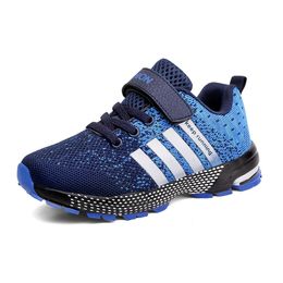 Sneakers Sneakers For Kids Fashion Breathable Mesh Running Shoes Children Walking Tenis School Shoes Girls Boys Light Sport 8 to 12 years 230520