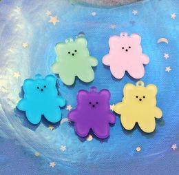 Other Acrylic Bear DIY Small Pendant Charms For Girls Earring Necklace Jewelry Accessories