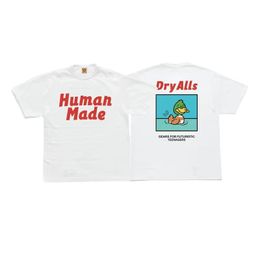 Human Made Tees Mens Human Made T Shirt Love Duck Couples Women Designer T-Shirts Tops Casual Humanmade Shirt Luxurys Street Shorts Sleeve Clothing 743