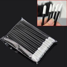 Makeup Brushes 50Pcs/Pack Disposable Lip Soft Make Up Brush For Lipstick Gloss Wands Applicator Beauty Tool Drop