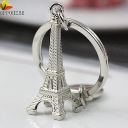 OPPOHERE Torre Eiffel Tower Keychain For Keys Souvenirs Paris Tour Eiffel KeyRing Decoration Key Holder