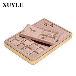 Boxes Jewelry tray jewelry swing plate necklace ring earring combination set plate jewelry live jewelry tray