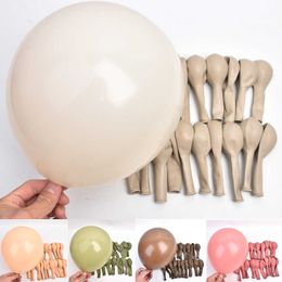 Decoration Cream Brown White Sand Balloons Pink Matte Beige Balloon Wedding Bridal Shower Baby Birthday Decor Air Baloon