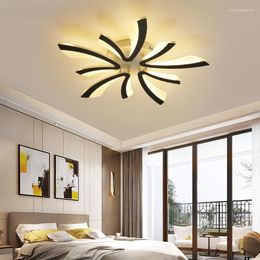 Chandeliers LED Acrylic Chandelier Lighting For Bedroom Study Living Room Indoor Deco Lustre Lamps Dimmable With Remote AC90-260V