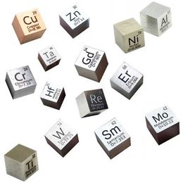 Novelty Items Element Cube 10mm Pure Density Metal Cubic Collection Hobby Home Decoration Exhibition Gift G230520