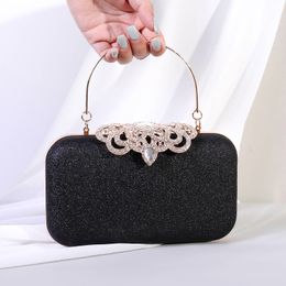 Evening Bags Meloke fashion Sequined Scrub Clutch Womens Bling Day Clutches Gold Wedding Purse Female Handbag MN 230519