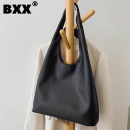 Evening Bags BXX High Capacity PU Leather Bags For Women Spring Trend Branded Ladies Shoulder Travel Handbags And Purses HO969 230519