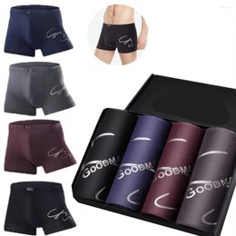 Men's Shorts Summer Men Underwear Boxer Cotton Man Under Wear Loose Breathable Comfortable Solid Boxershorts Underpants