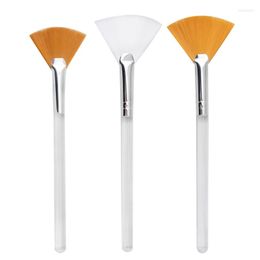 Makeup Brushes Diy Vegan Synthetic Hair Clay Beauty Facial Face Fan Mask Brush