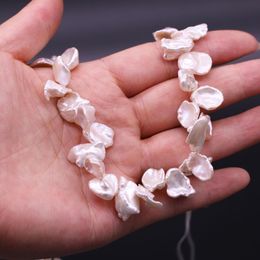 Crystal Freshwater Pearl For Jewelry Making Petalshaped Loose Beads 1012 MM DIY Necklace Bracelet Handiwork Sewing Craft Accessory