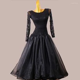 Stage Wear Ballroom Competition Dance Costume Adult Senior Elegant Standard Dancing Dress Customise Profession Waltz Dresses