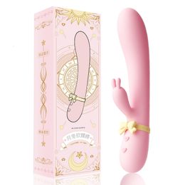 Adult Toys vibrator for woman sex toy Silicone Rabbit Vibrator USB Rechargeable Waterproof G-Spot Stimulating Clitoral Stimulator UYO 230519