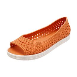 Slippers LSPU Summer Sports Women Shoes 2023 Clog Sandals Comfortable Breathable Ankle-Wrap EVA Jelly Slip-On