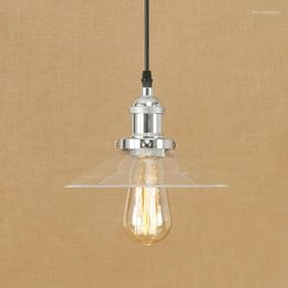 Pendant Lamps IWHD Style Loft Lights Glass Industrial Lighting Hanglamp Bedroom Kitchen Light Retro Iron Suspension Luminaire Lampen