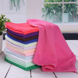 Microfibre Hand Cloth Towel Cleaning Car Valeting Polishing Face/hand Kitchen Random Towel Duster Color Wash Towel H4l0