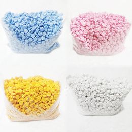 Crystal 500gram/bag 9mm diy acrylic candy beads flower spacer loose beaded for woman kids bracelet necklace jewelry making accessories
