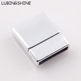 Components LUBINGSHINE European design bracelet leather bracelet clasp metal magnetic clasp rectangle jewelry clasps C80