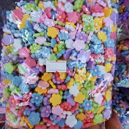 Polish 1000pieces 12mm diy candy flowers sticker flat beads scrapbook for woman kids hairpin decorate jewelry making accessories