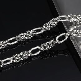 Components Stainless Steel Chunky Knot Chains Punk Hip Hop Trendy Twisted Necklace For DIY Jewelry Making Bracelet Supplies Knot Big Chains