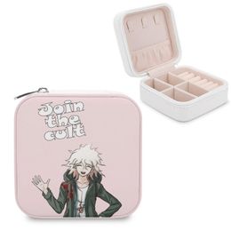 Boxes Join The Cult With Nagito Jewelry Storage Box New Portable Jewelry Organizer Box Fashion Women Jewelry Storage Nagito Komaeda