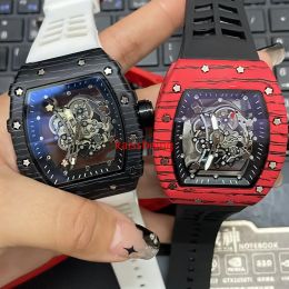 Full-functional new men's watch luxury watch men's quartz automatic wrist watch stripe cut-out design high-end women's watches