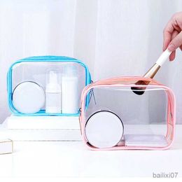 Cosmetic Bags Cases Waterproof Travel Organiser Transparent Cosmetic Bag Clear Toiletry Makeup Bag Make Up Pouch Wash Bags Beauty Case