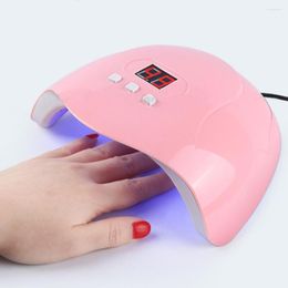 Nail Dryers 54W Polish Dryer Lamp LED UV Gel Acrylic Curing Light Manicure Timer MU8669