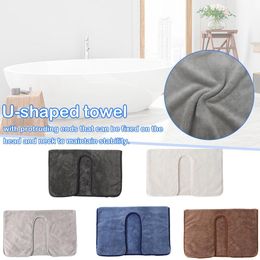 1 Pc U-shaped Towel Microfiber Soft Beauty Spa Facial Towel U Shape Esthetician Face Facial Towel Face Neck Cosmetic Towel