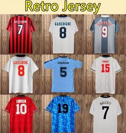 1982 Keegan Mens Retro Soccer Jerseys Lineker Scholes Shearer Sheringham Lampard 1998 Англия Дом в гостях 3 -й футбольный футбольный топ футбол