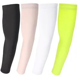 Knee Pads Cycling Ice Sleeve Summer Anti-Skid Silicone Strip Sports Sun Protection Cool Solid Outdoor Driving Breathable Fishing Arm Cuff