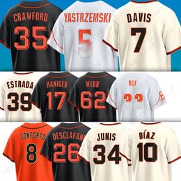 Brandon Crawford Mike Yastrzemski Giants Baseball Jerseys Isan Diaz Thairo Estrada Davis Alyssa Nakken Mitch Haniger Taylor Rogers Michael Conforto Blake Sabol