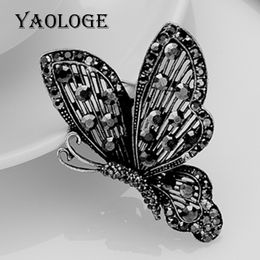 YAOLOGE New Arrival Women's Brooch Zinc Alloy Butterfly Shape Women Pins Brooches Girls Jewelry on Bags Clothes Drop Shipping