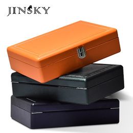 Boxes Doublelayer leather Jewellery box large capacity home ring earring necklace storage box Jewellery packaging box