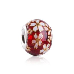 Crystal 200PCS Top Quality Colourful Daisy Round Ball Beads Silver Plate Core Murano Charms Glass Beads DIY For Female Bracelet Jewellery