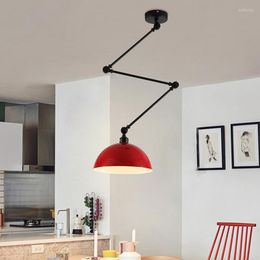 Pendant Lamps Dining Room Decor Kitchen Light Adjustable Ceiling Chandelier Modern Lighting Fixture Hanging Lamp Nordic Home Appliance