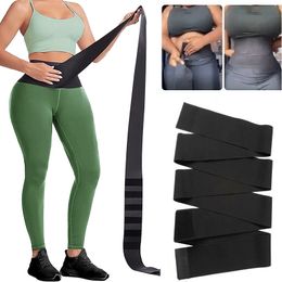 Waist Tummy Shaper Invisible Wrap Waist Trainer Tape for Women Workout Body Shaper Modeling Strap Fitness Slimming Belt Faja Shapewear waist Corset 230519