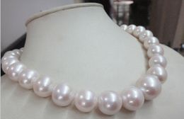 Necklaces Gorgeous AAAA 1112mm Round Akoya White Natural Pearl Necklace 14K