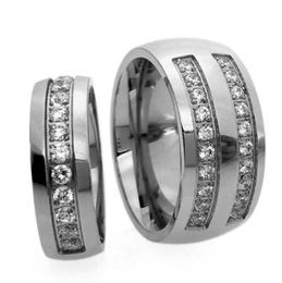 Wedding Rings Classic Couple Men And Women Engagement Ring Wild Anniversary Gift